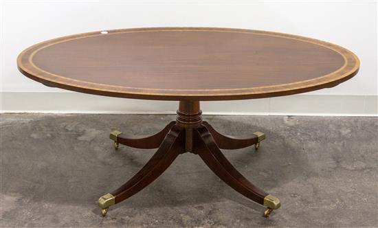 Appraisal: Sale Lot A George III Style Mahogany Low Table th