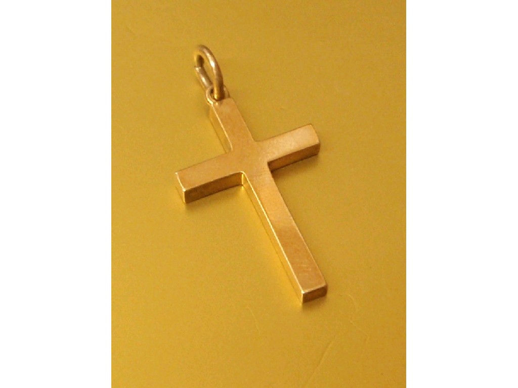 Appraisal: A ct rose gold crucifix g