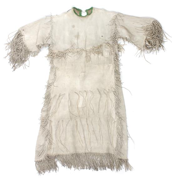 Appraisal: Sale Lot A Plains Plateau Area Buckskin Dress mid to