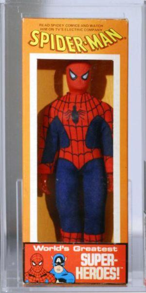 Appraisal: Mego Superheroes Spiderman Action Figure Description Window box Electric Company