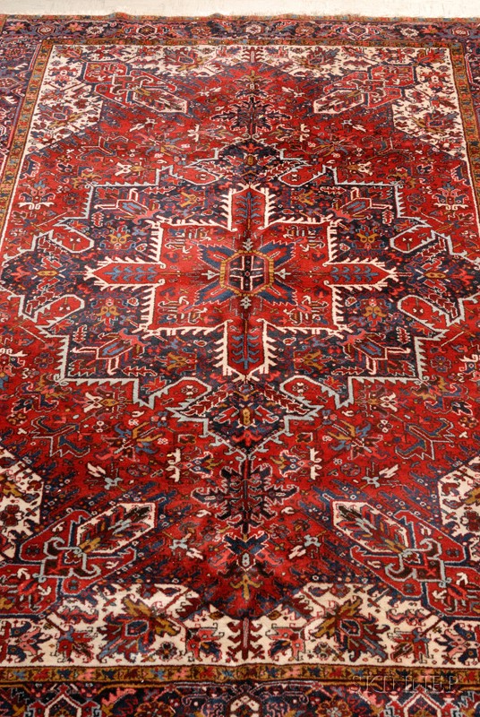 Appraisal: Heriz Carpet Northwest Persia second quarter th century ft in