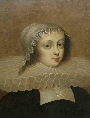 Appraisal: English School th century- Portrait of a Lady quarter-length in