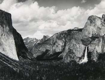 Appraisal: Walter Grossman American Contemporary Yosemite Gelatin silver print dry mounted