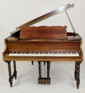 Appraisal: Antique Lauter grand piano in mahogany case Serial no Circa