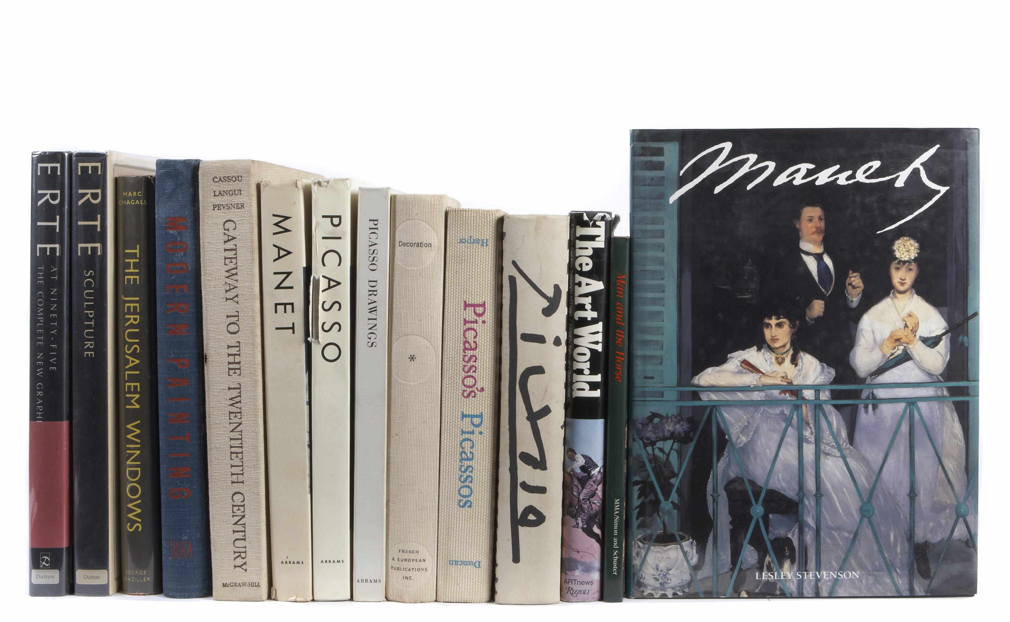 Appraisal: A collection of books related to Art including Manet Picasso