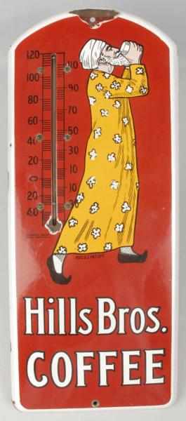 Appraisal: Porcelain Hills Brothers Coffee Thermometer Description Beautiful thermometer with image