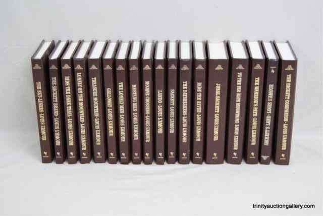 Appraisal: Louis L'Amour Leatherette Sackett BooksIncludes all titles of the Sackett