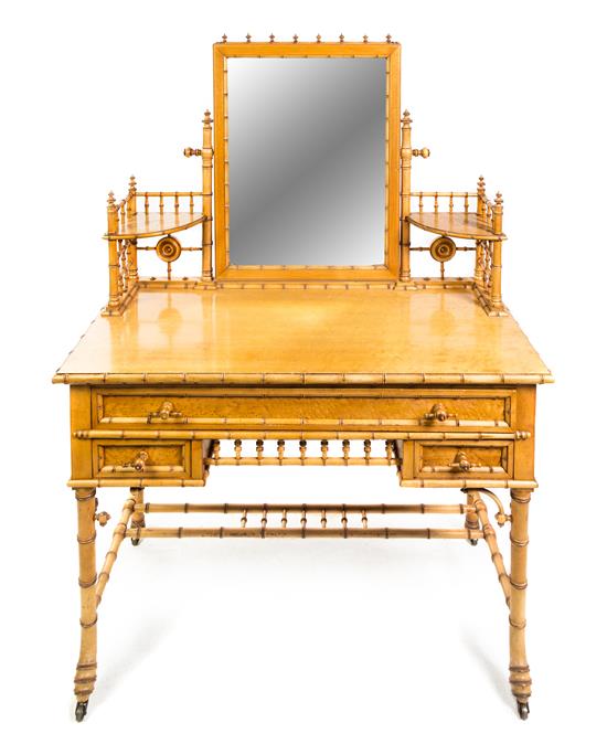 Appraisal: Sale Lot A Victorian Maple Dressing Table late th century