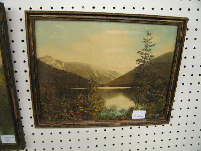 Appraisal: Sawyer Print Echo Lake Franconia Notch