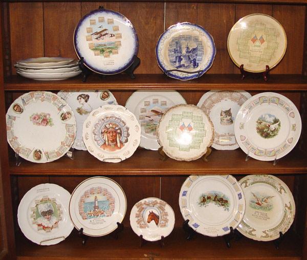 Appraisal: WARWICK CHINA CALENDAR PLATE COLLECTION plates with sizes ranging from