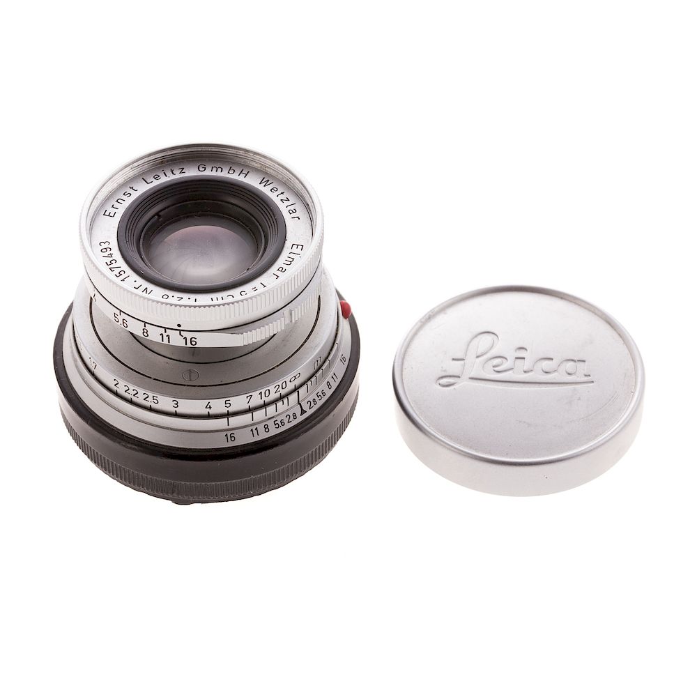 Appraisal: Leica Elmar Lens dated serial with stamped aluminum Leica lens