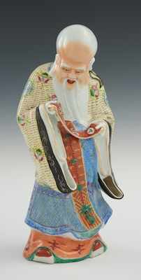 Appraisal: A Chinese Porcelain Figure of Shou Lao Republic Period Apprx