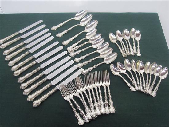 Appraisal: GORHAM STERLING SILVER STRASBOURG PARTIAL FLATWARE SERVICE Including forks teaspoons