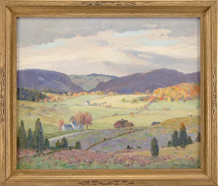 Appraisal: ARTHUR JAMES EMERY POWELL American - AUTUMN SHADOWS Fine oil