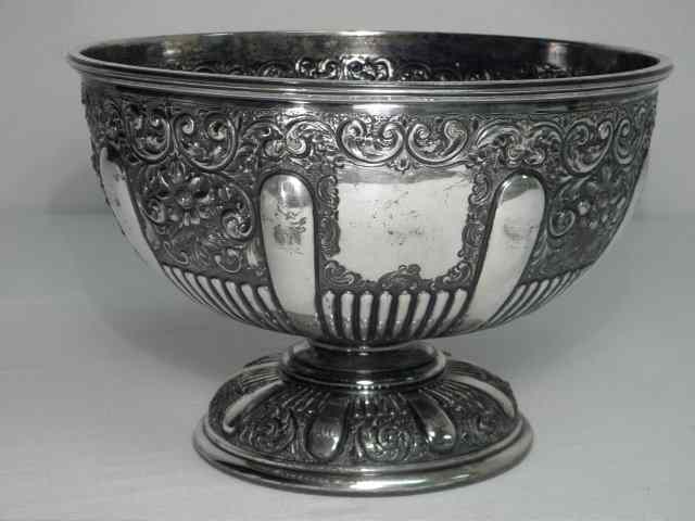 Appraisal: A late th or early th century silver plated punch