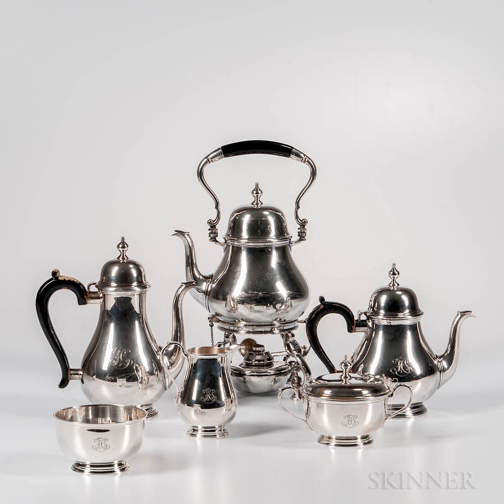 Appraisal: Six-piece Tiffany Co Sterling Silver Tea and Coffee Service Six-piece