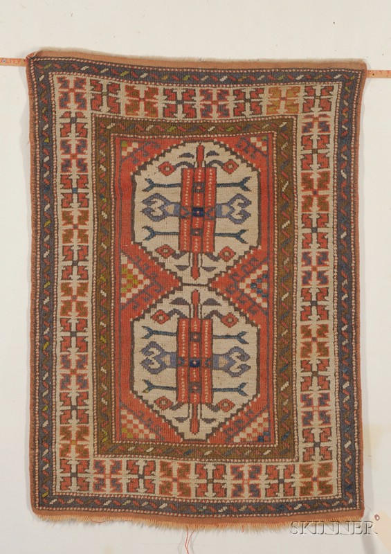 Appraisal: Bergama Rug West Anatolia early th century slight wear to