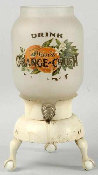 Appraisal: s Ultra Rare Ward's Orange Crush Dispenser Description Great design