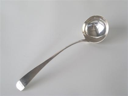 Appraisal: American silver soup ladle bently and wood washington d c