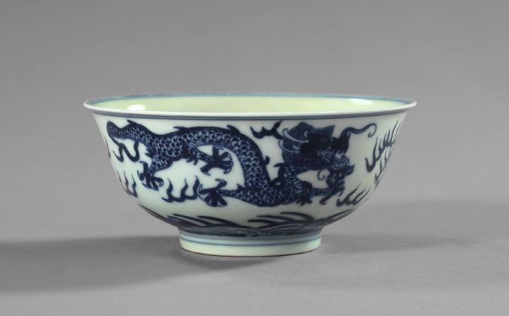 Appraisal: Kuang Hsu Blue and White Porcelain Bowl first quarter th