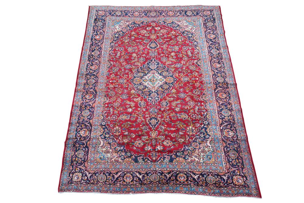 Appraisal: INDO-PERSIAN CARPETred field ' x ' Condition