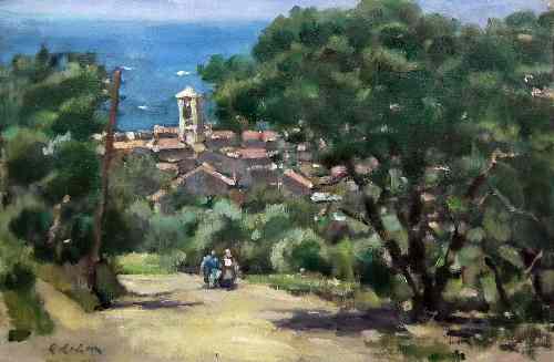 Appraisal: Colin Colahan - - Oil painting - ''Cassis '' -