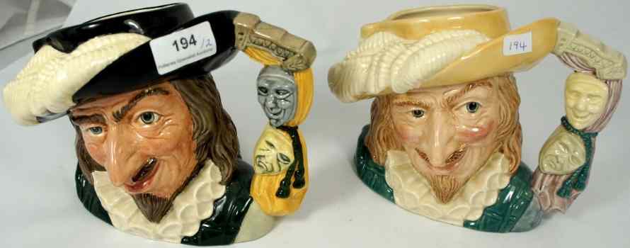 Appraisal: Royal Doulton Large Character Jug Scaramoosh D and Scaramoosh D