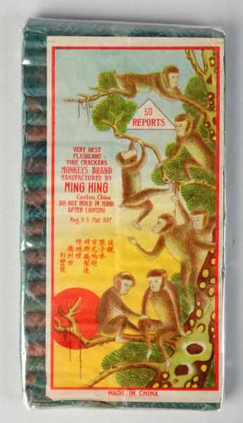 Appraisal: Monkey -Pack Firecrackers Class Manufactured by Ming Hing Condition Near