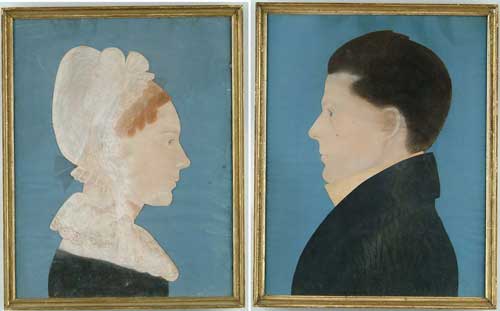 Appraisal: ATTRIBUTED TO RUTH HENSHAW MILES BASCOM American - PAIR OF