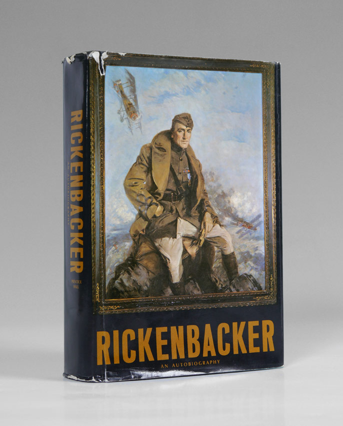 Appraisal: EDDIE RICKENBACKER SIGNED AUTOBIOGRAPHY BOOK WWII hero Major E V