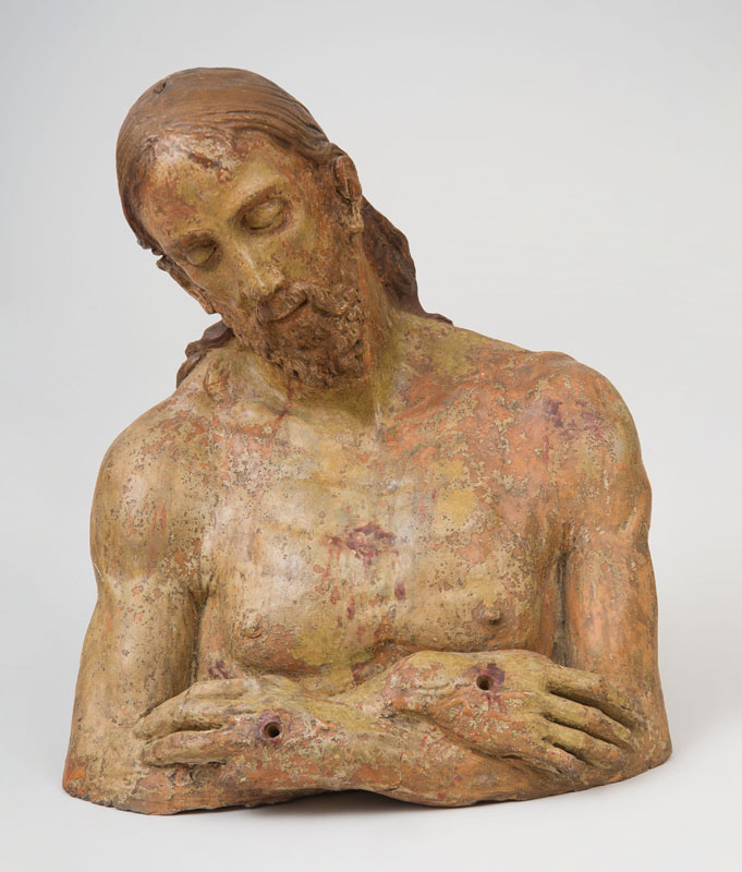 Appraisal: FOLLOWER OF NINO PISANO - BUST OF CHRIST AT THE