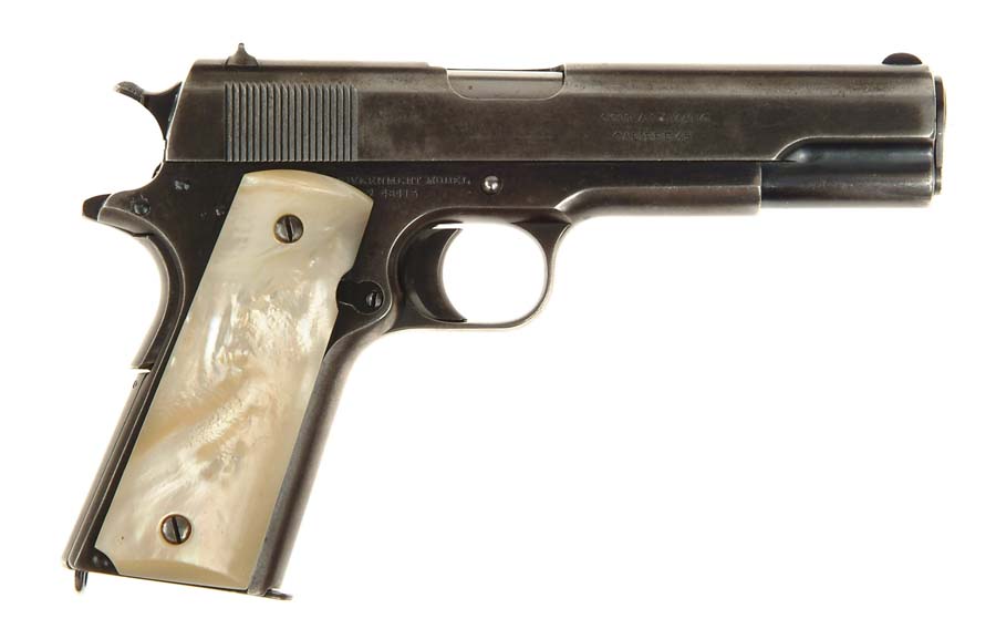 Appraisal: TEXAS LAW ENFORCEMENT USED EARLY COLT GOVERNMENT MODEL SEMI-AUTO PISTOL