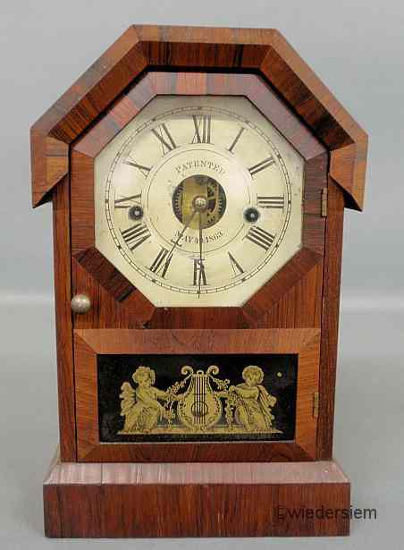 Appraisal: Seth Thomas rosewood cased mantel clock ''h