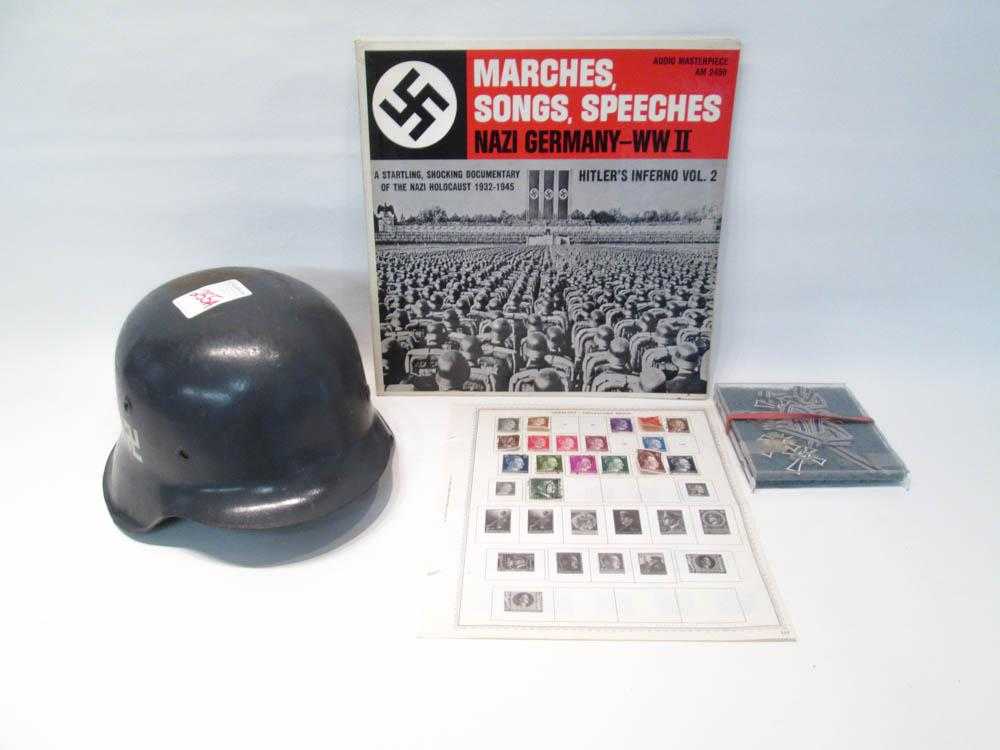 Appraisal: LOT OF COLLECTIBLE GERMAN WORLD WAR TWO MEMORABILIA including model