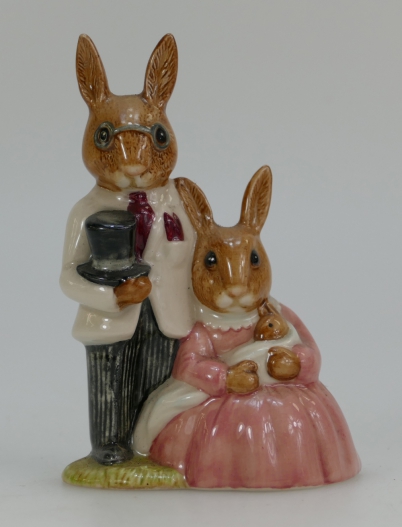 Appraisal: Royal Doulton Bunnykins figure Family Photograph DB USA special colour