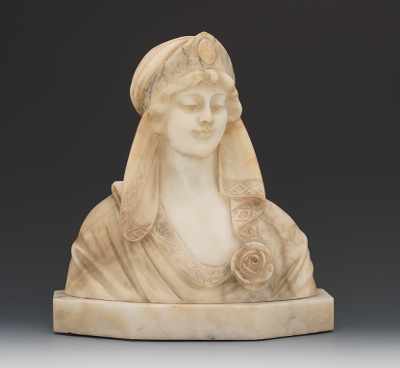 Appraisal: Italian Sculpture of a Maiden Marked Made in Italy sculpted