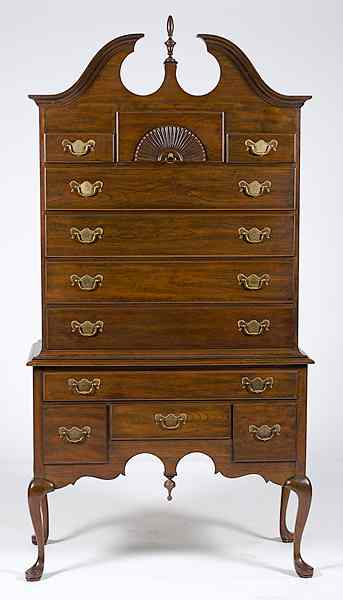 Appraisal: Chippendale-style High Chest American th century a Chippendale-style high chest