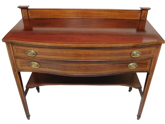 Appraisal: Anthony Cowell Co RI Hepplewhite style buffet mahogany and mahogany