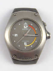 Appraisal: A Seiko Kinetic stainless steel and base metal wristwatch lacking