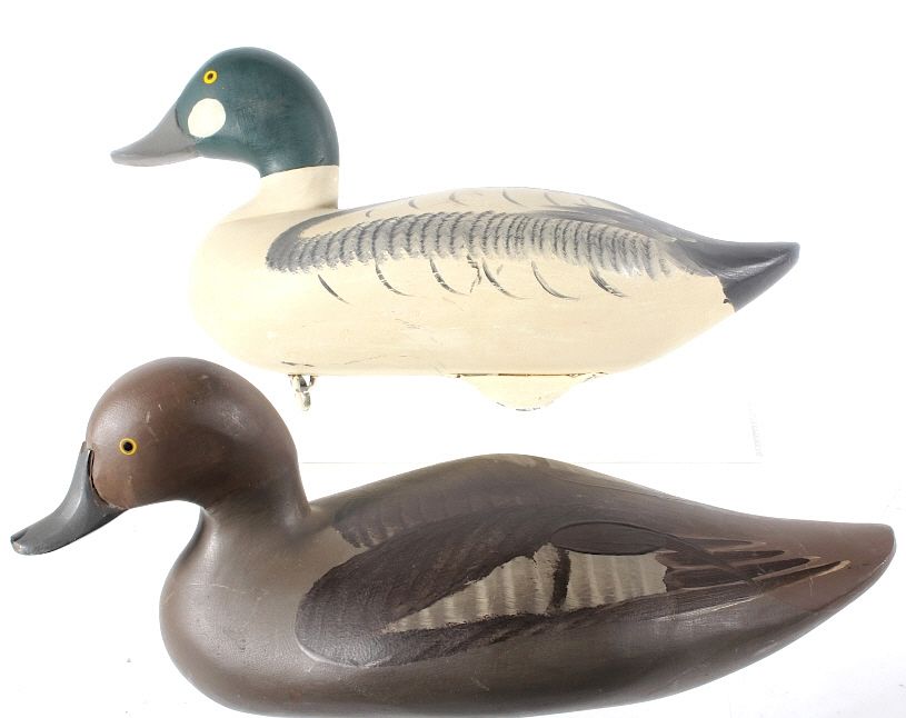 Appraisal: Golden Eye Decoy Pair by Patrick Vincenti For your consideration