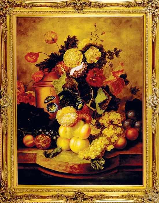 Appraisal: Schouten American th century PAIR WORKS FLORAL STILL LIFES oil