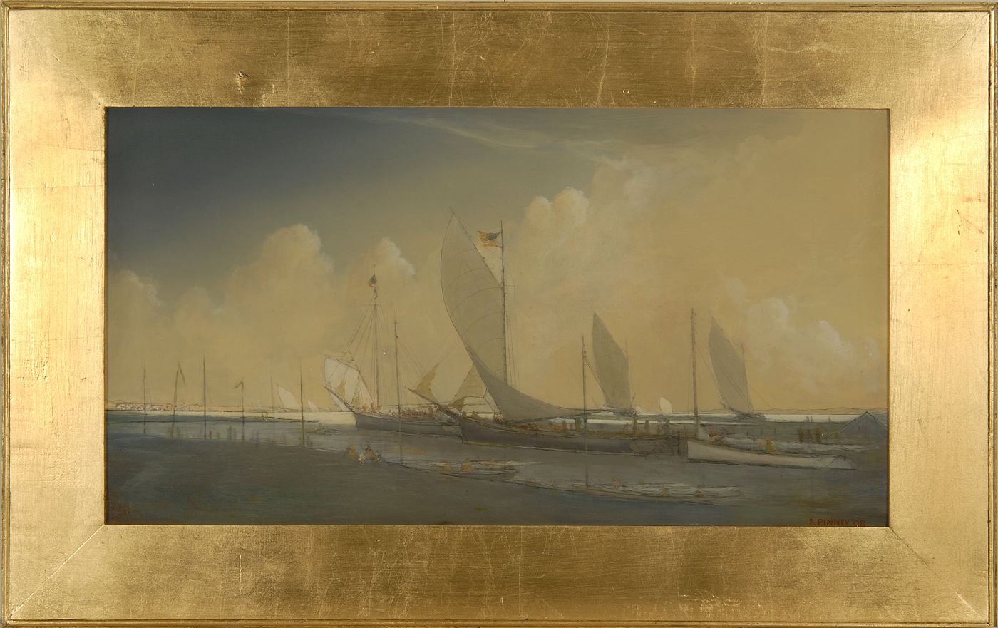 Appraisal: STEPHEN PINNEY American Contemporary Yarmouthport - Signed lower right S