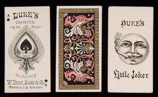 Appraisal: Duke s Cigarettes Tobacco Insert Playing Cards Durham and New