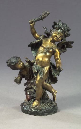 Appraisal: Double-Patinated Group Love is Blind in the Louis XVI taste