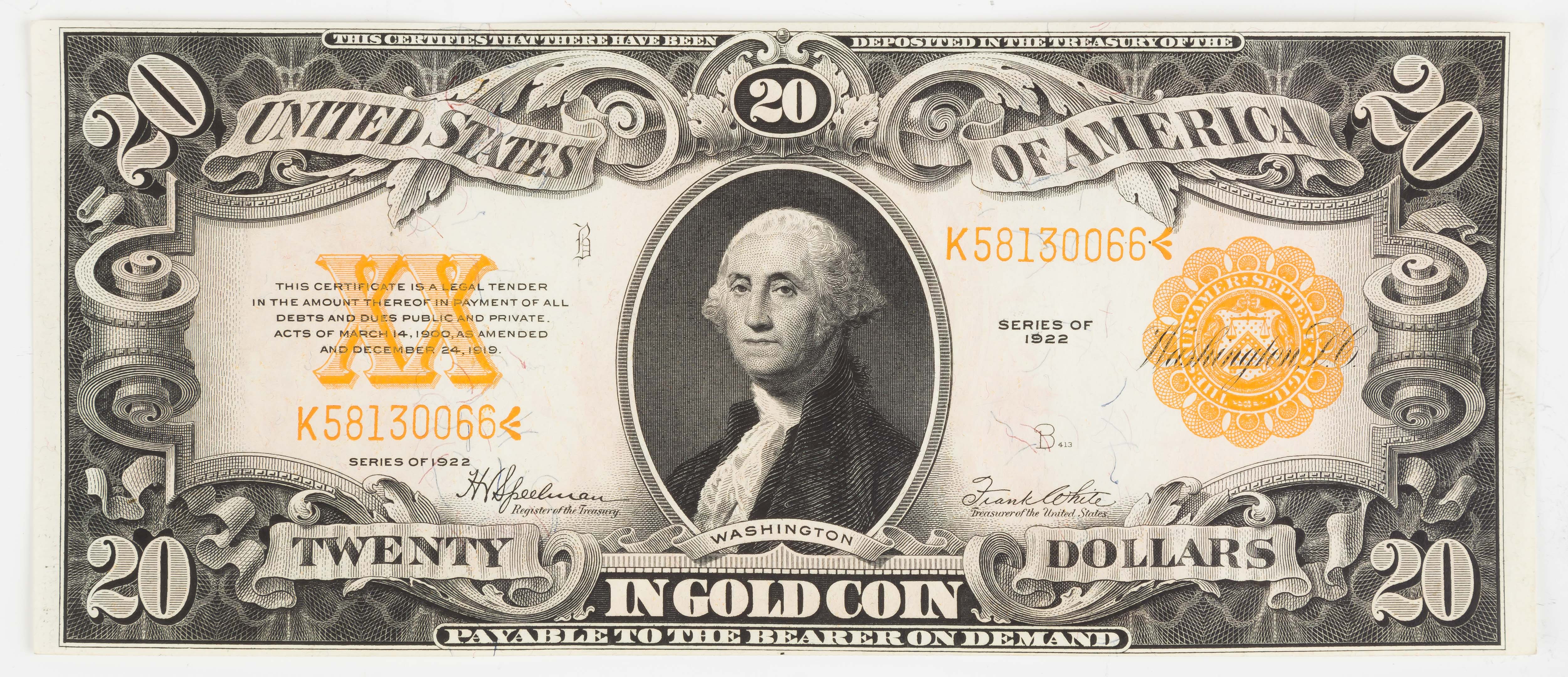 Appraisal: Twenty Dollar Bill