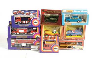 Appraisal: Matchbox Siku Aviva a mixed group of diecast To include