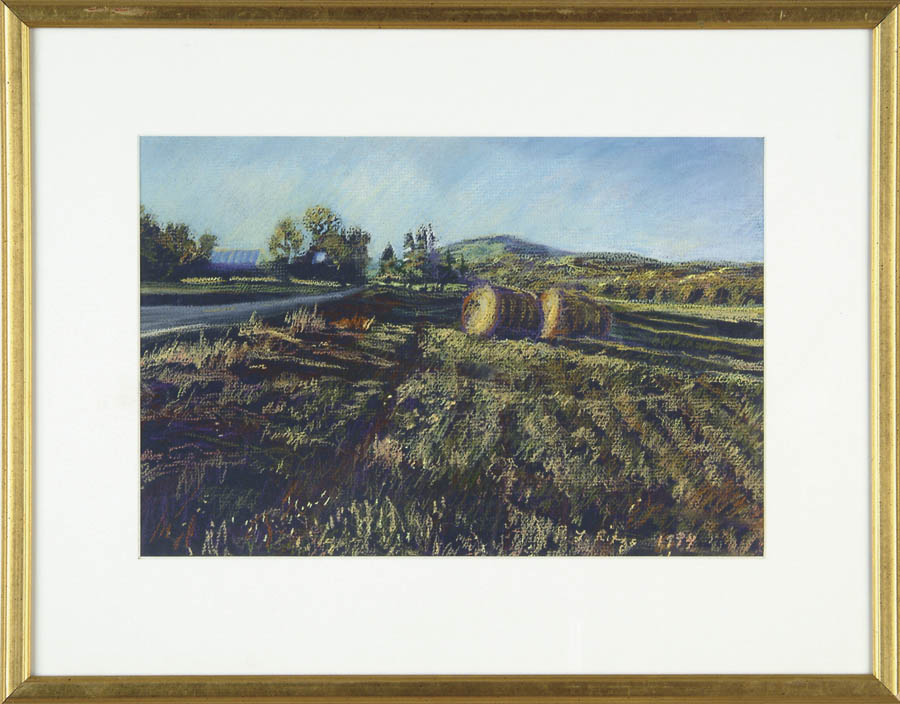 Appraisal: PATRICIA RITZO American Late th Century AUTUMN HARVEST Pastel Maine