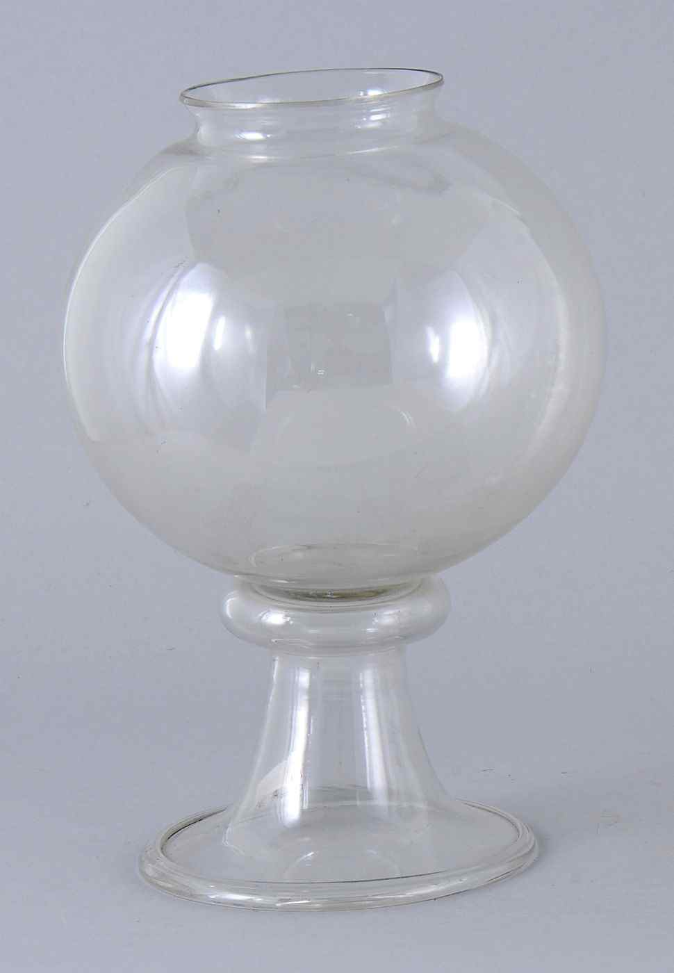 Appraisal: CLEAR FREE-BLOWN GLASS APOTHECARY JARFirst Half of the th CenturyWith