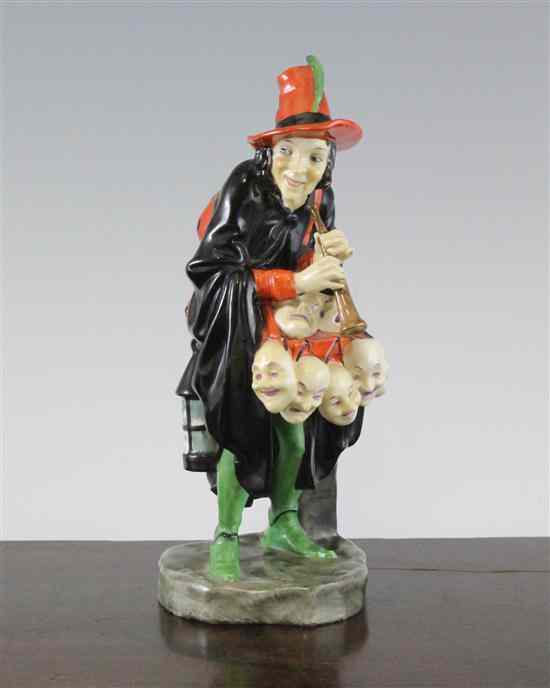 Appraisal: A rare Royal Doulton figure 'The Mask Seller' model no