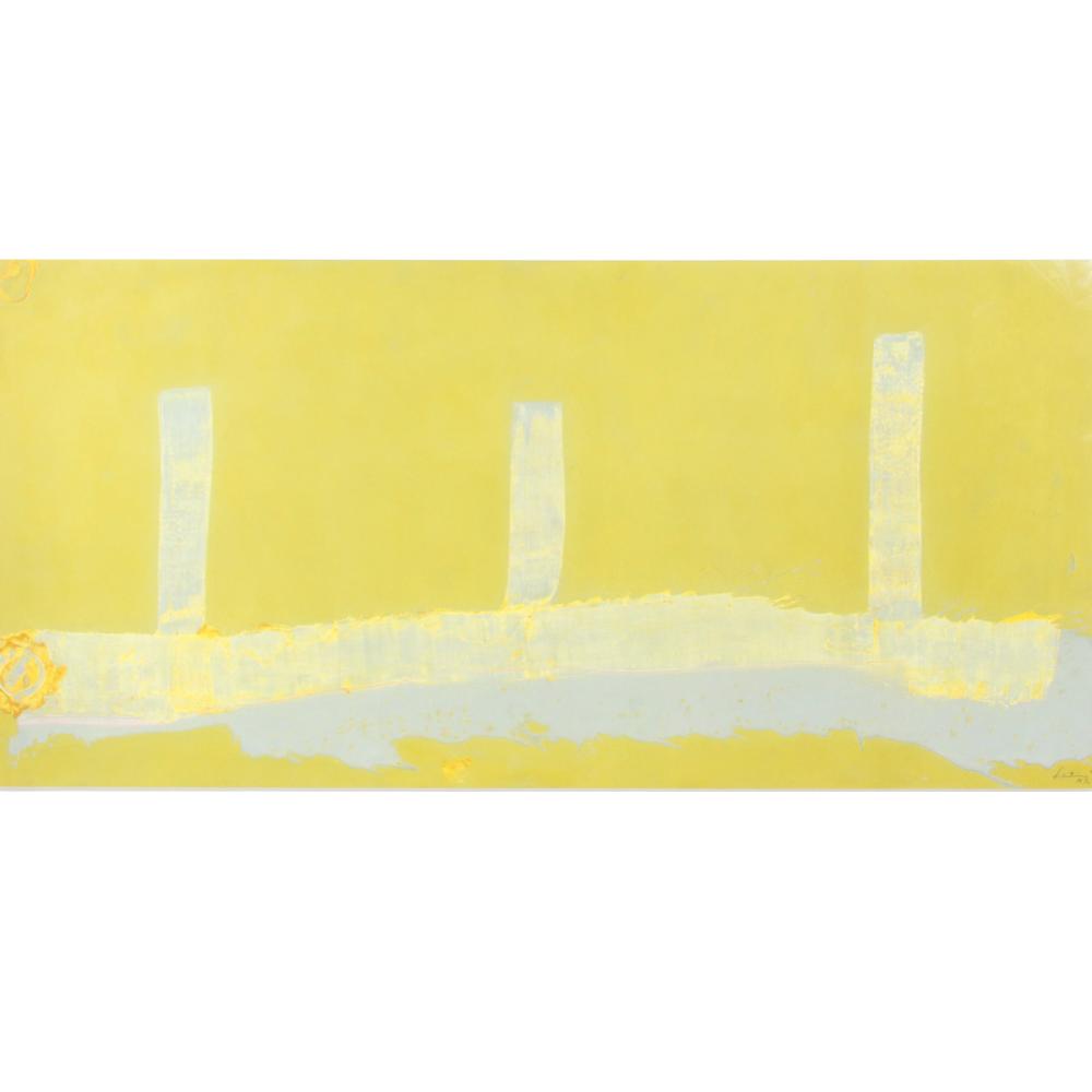 Appraisal: HELEN FRANKENTHALER AMERICAN - HERMES MIXOGRAFIA PRINT ON HANDMADE PAPER